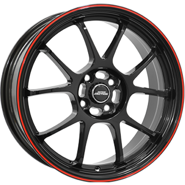 ABS NETTO PHOENIX GLOSS BLACK / RED