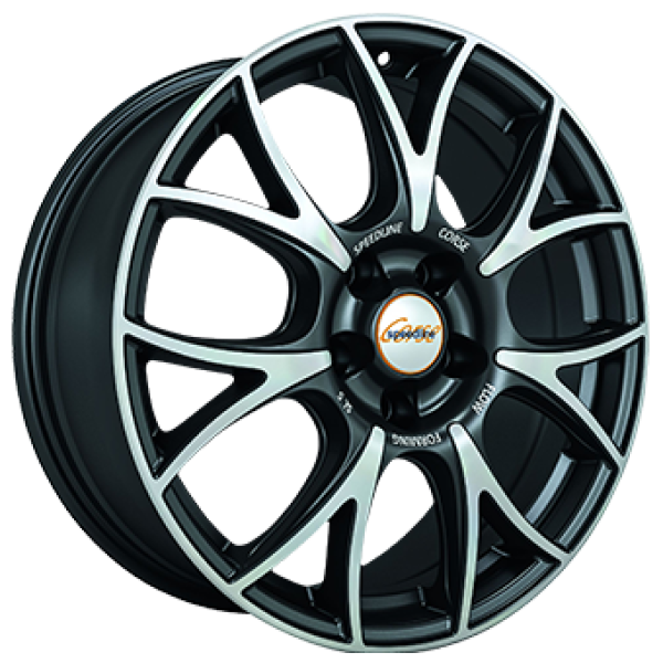SPEEDLINE SL5 DULL BLACK / POLISHED SPEEDLINE SL5 DULL BLACK / POLISHED